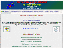 Tablet Screenshot of cybergalactico.es